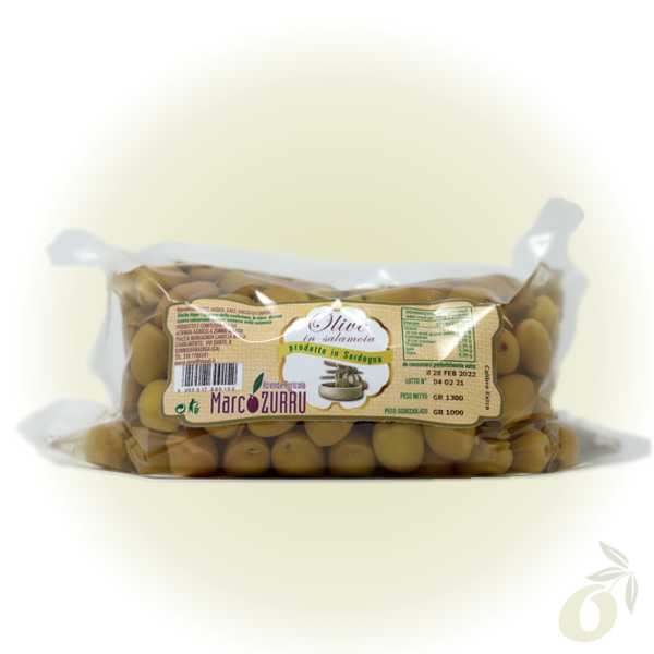 Olive in salamoia calibro Extra | busta 1000gr